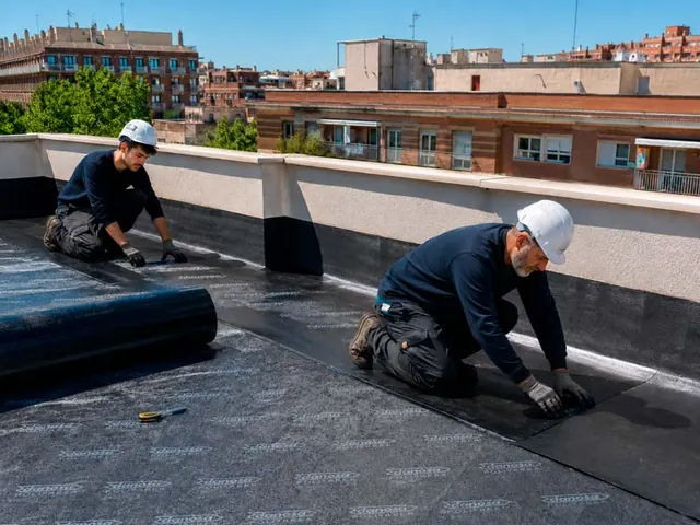 Impermeabilización de una terraza con láminas